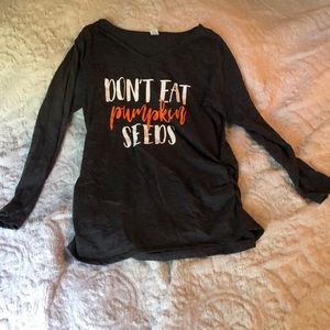 Fall Maternity Shirt